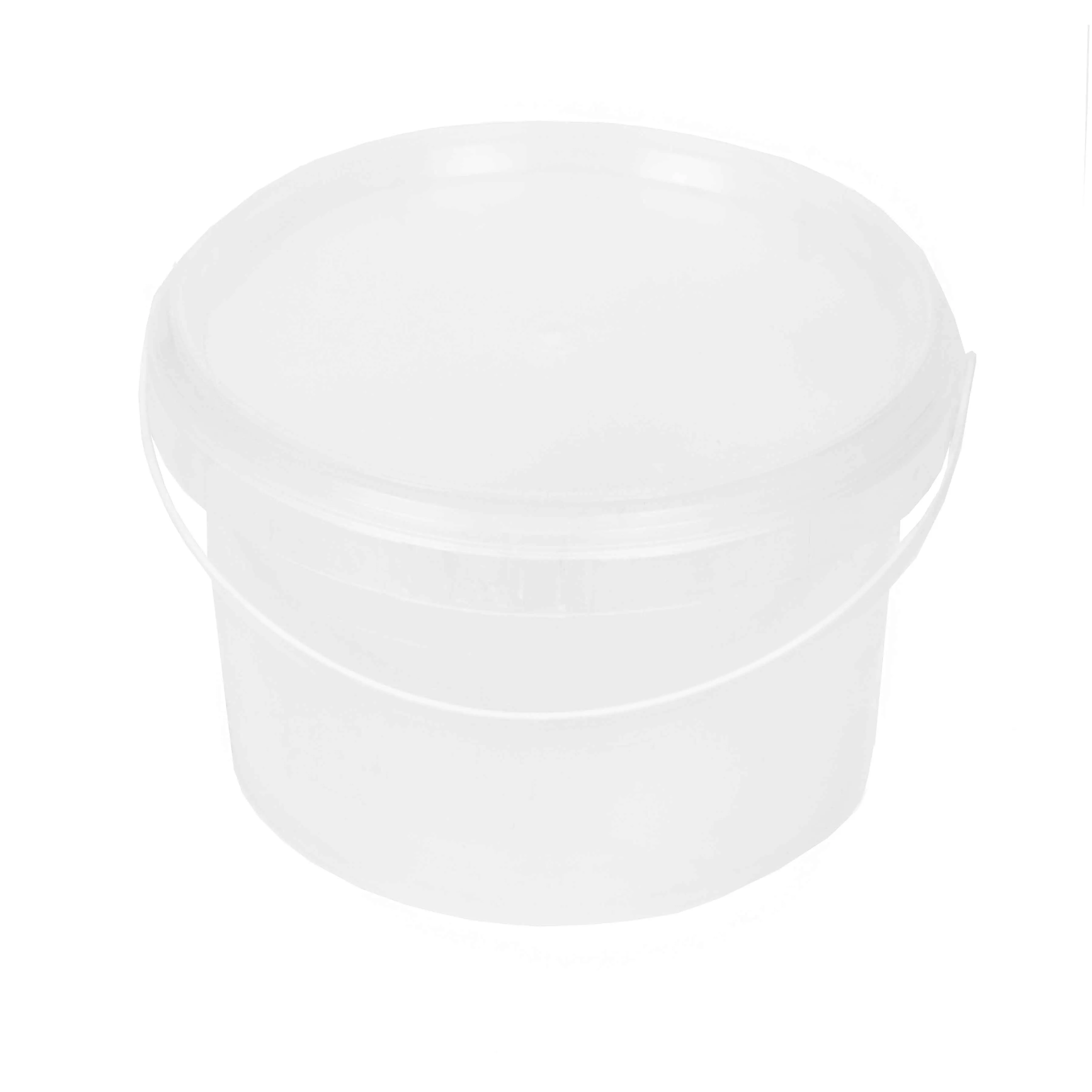 1L Plastic Bucket Frosted with Air Tight Lid