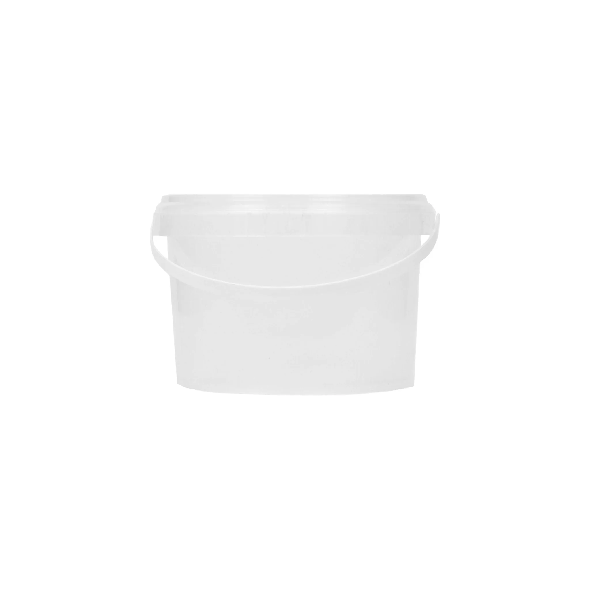 1L Plastic Bucket Frosted with Air Tight Lid