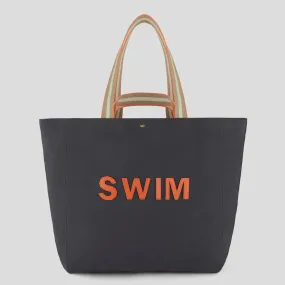 AH Swim Tote in Charcoal