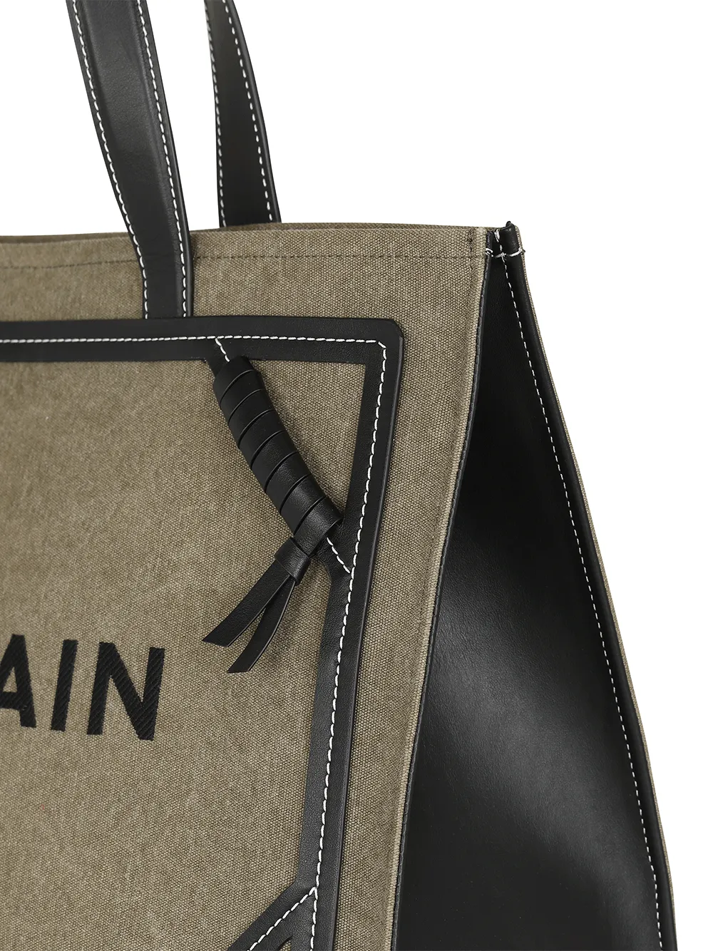 B-Army Shopper Medium-Canvas & Logo