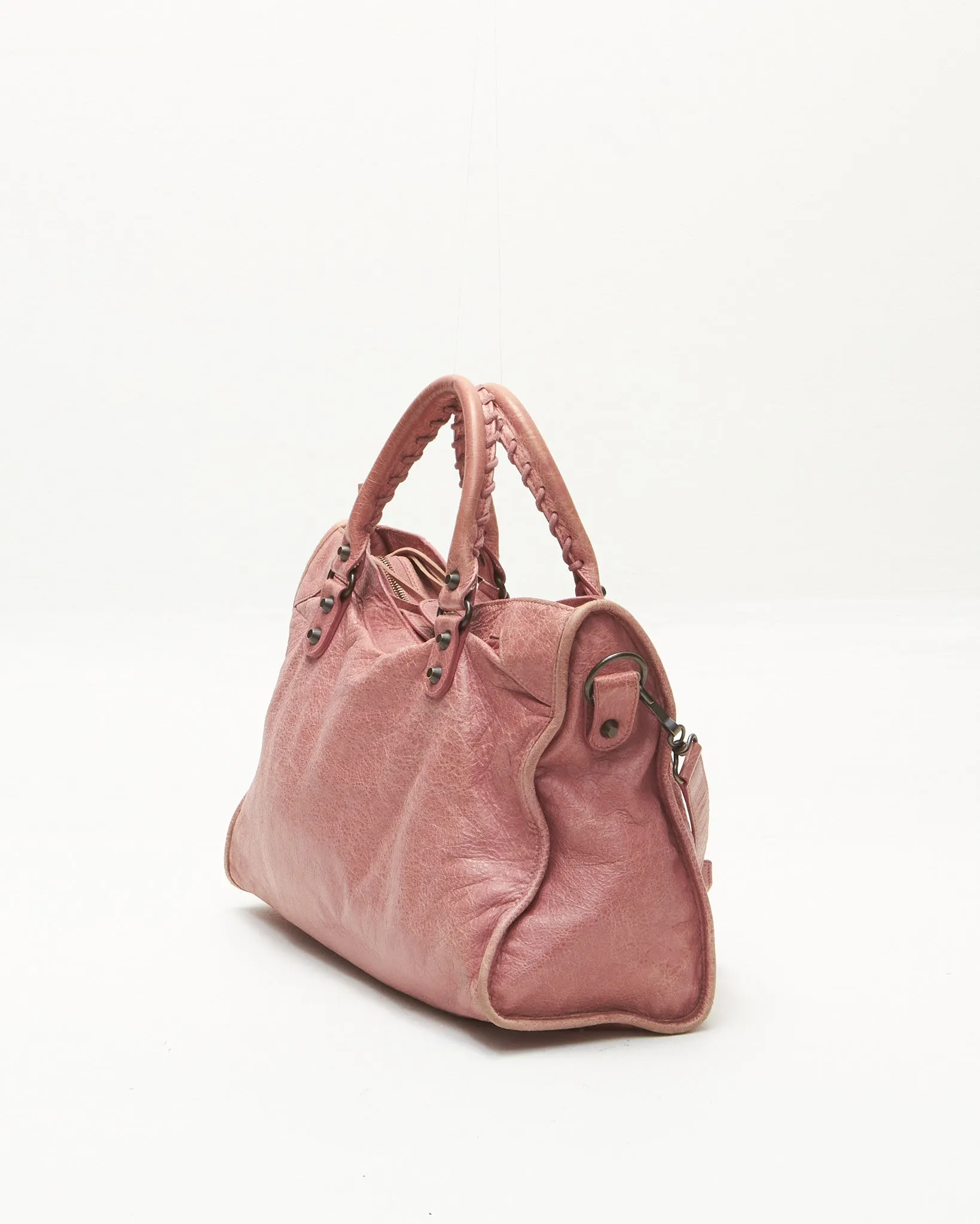 Balenciaga Pink Leather Classic City Bag