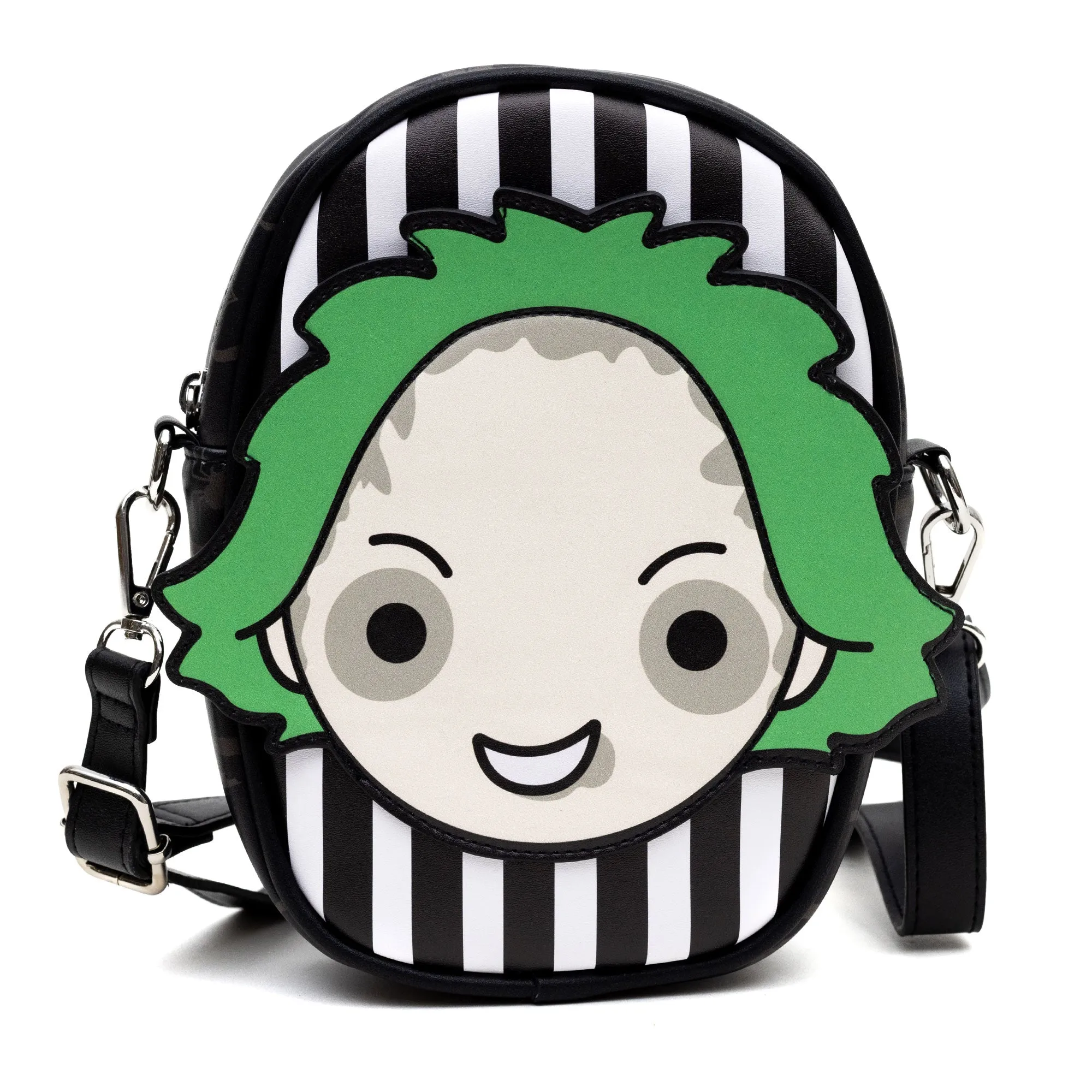 Beetlejuice Chibi Face Crossbody Bag