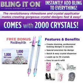 Bling It on - Crystal & Rhinestone Applicator