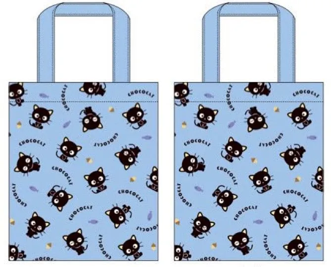 Blue Chococat, Dreamy Cinnamoroll, Kuromi Silhouette Tote Bags