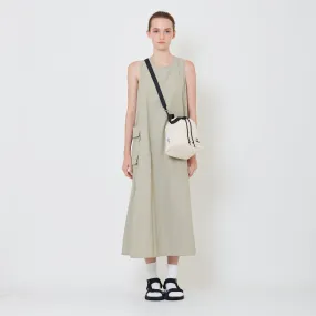 Crossbody Bucket Bag - Beige - SA2408028A