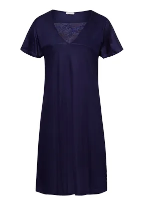 Eva TENCEL™ Lace Accented Nightgown | Evening Blue 74886-2621