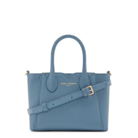 Honoré Cloe Mini blue calfskin leather handbag