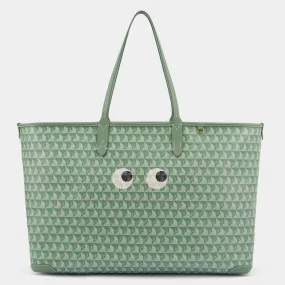 I Am A Plastic Bag Eyes Zipped Tote