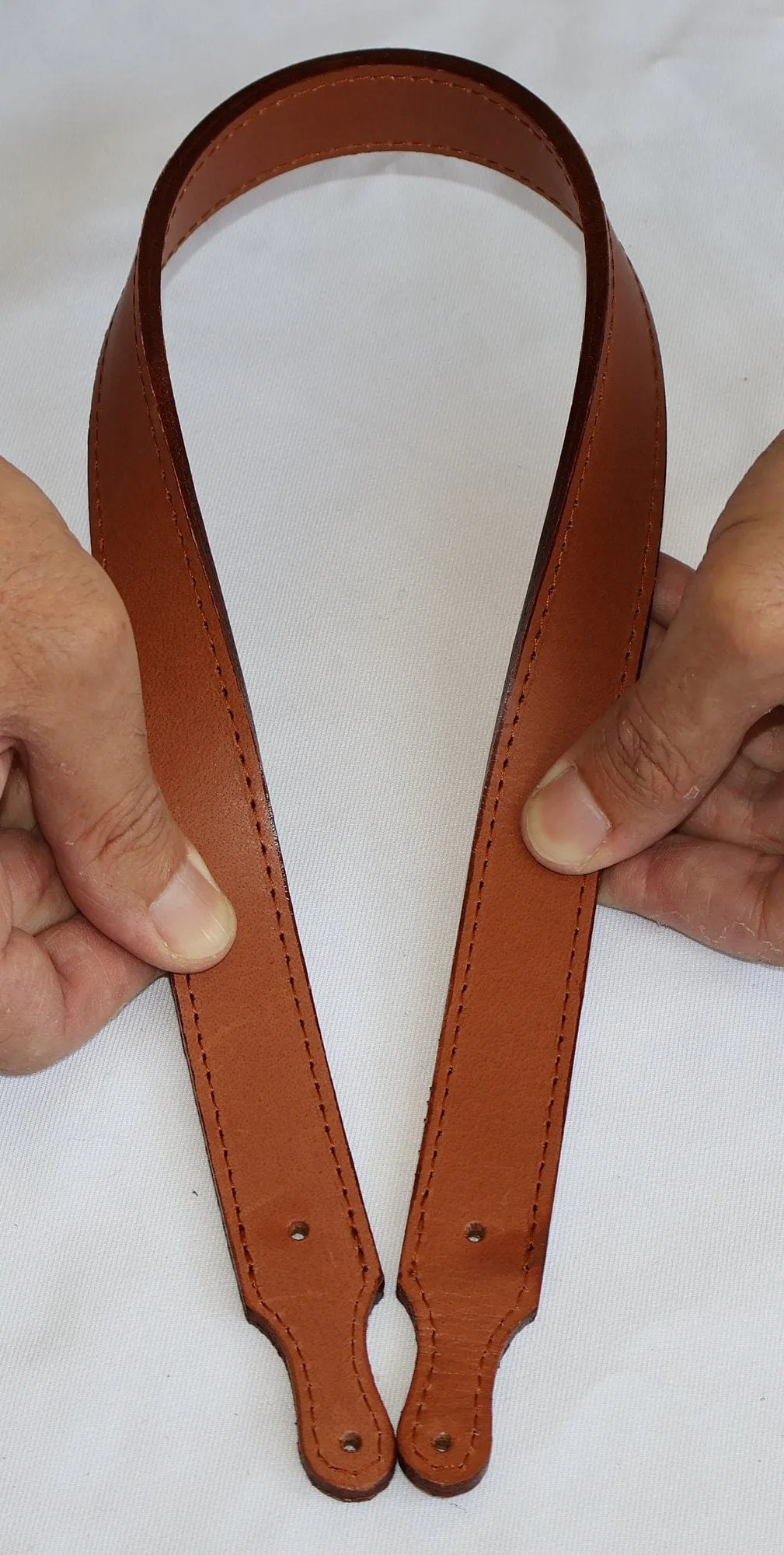 Leather Bag Handle - Genuine Leather Shoulder Strap, Durable & Stylish Replacement Handles for Bags  59cm/23" Length