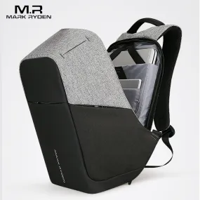 Multifunction USB charging Men 15inch Laptop Backpacks For Teenager Fashion Male Mochila Leisure Travel backpack anti thief