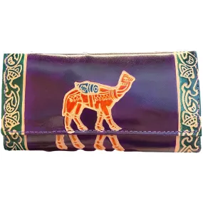 Shantiniketan Hand Painted Leather Wallet