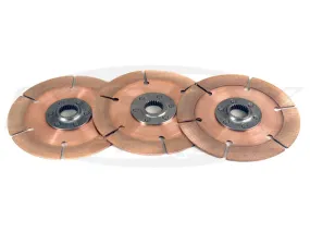 Tilton 7.25" 3-Plate Metallic Clutch Disc Packs 1-5/32" Spline x 26 Teeth, 8 Rivet, VTV